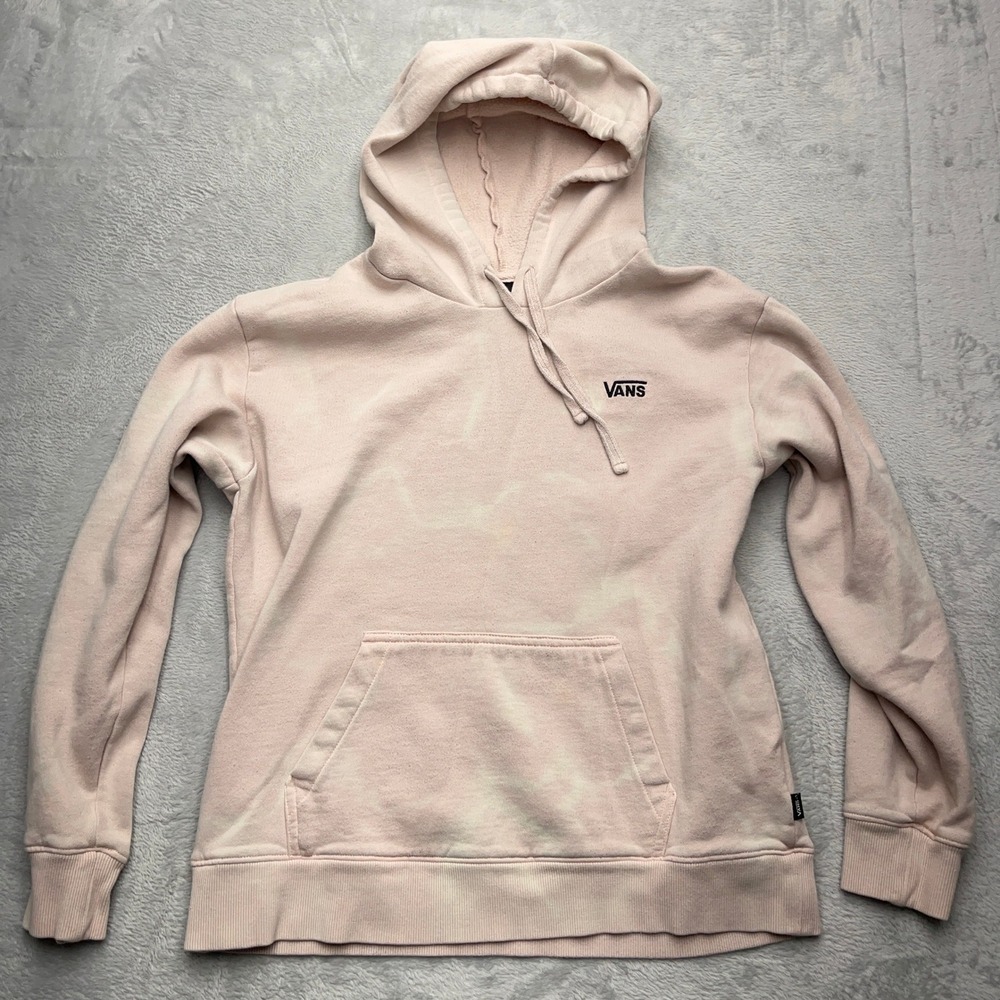 Vans Pink Tie Dye Hoodie Sweatshirt Women's Small Pullover‎ Casual